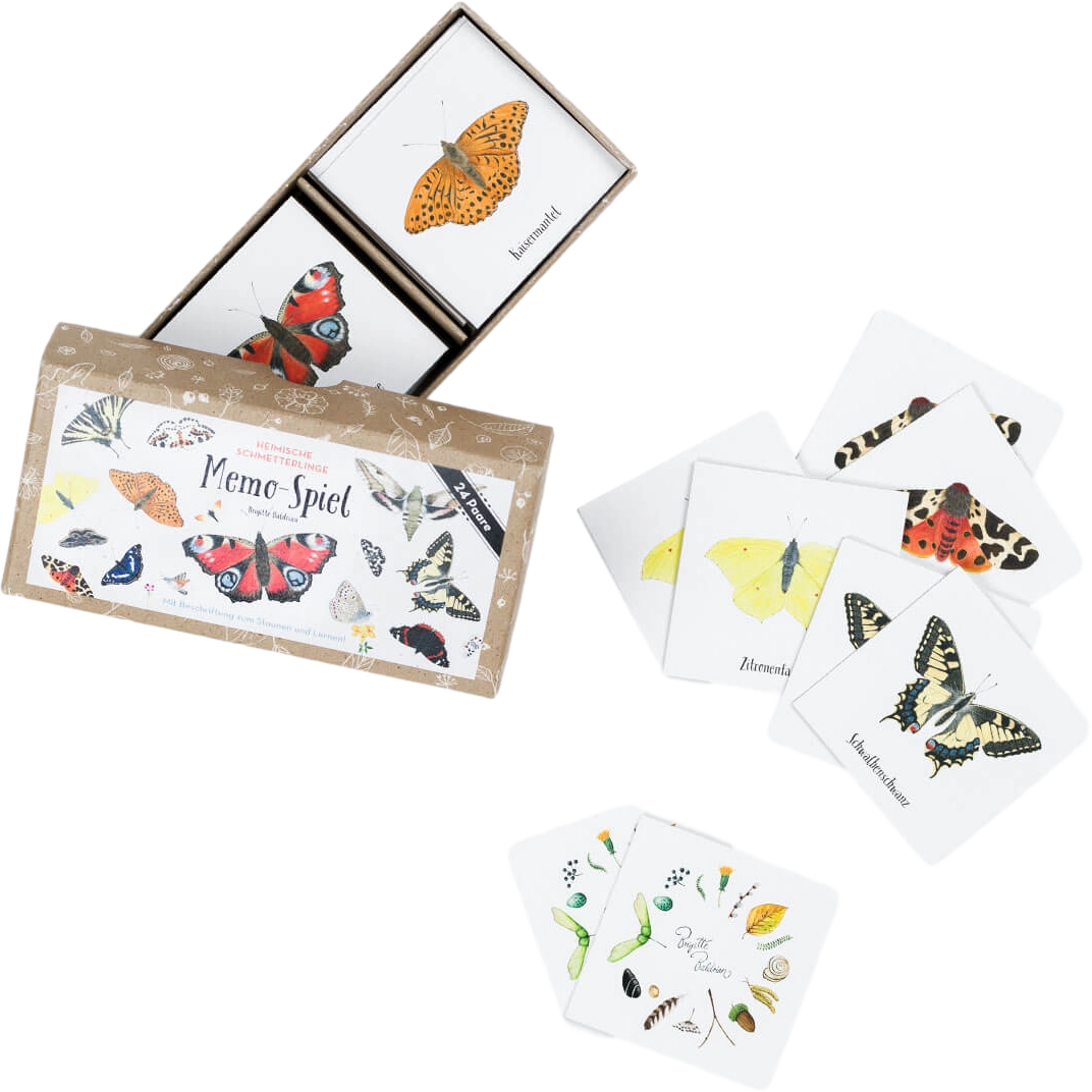 Waldviertler, Divers, Spielzeug, Memo-Spiel "Heimische Schmetterlinge"