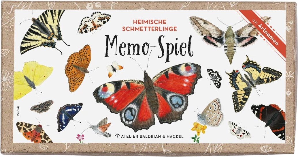 Waldviertler, Divers, Spielzeug, Memo-Spiel "Heimische Schmetterlinge"