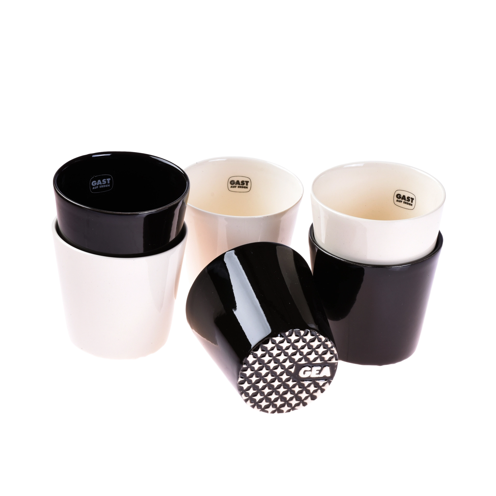 Waldviertler, Divers, Geschirr, Bunt, Becher Black&White klein