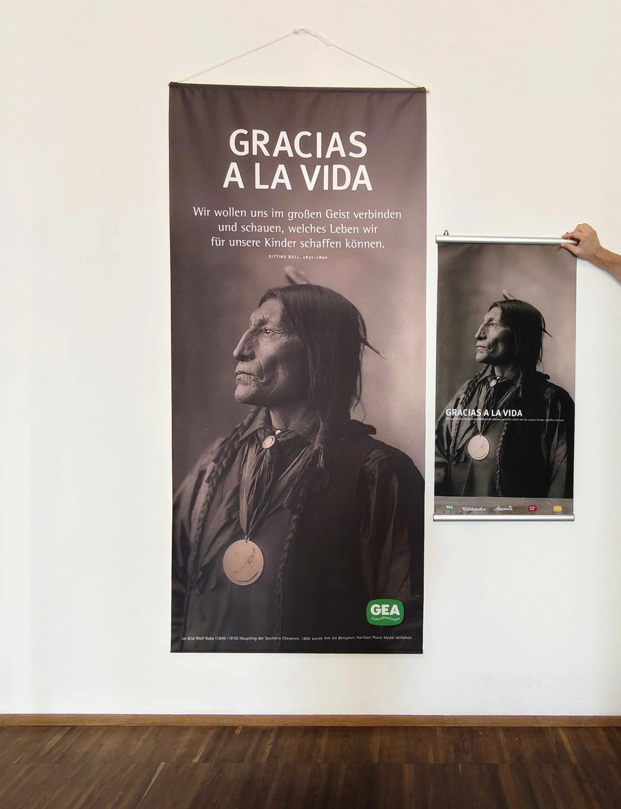Waldviertler, Divers, Fahne GRACIAS A LA VIDA
