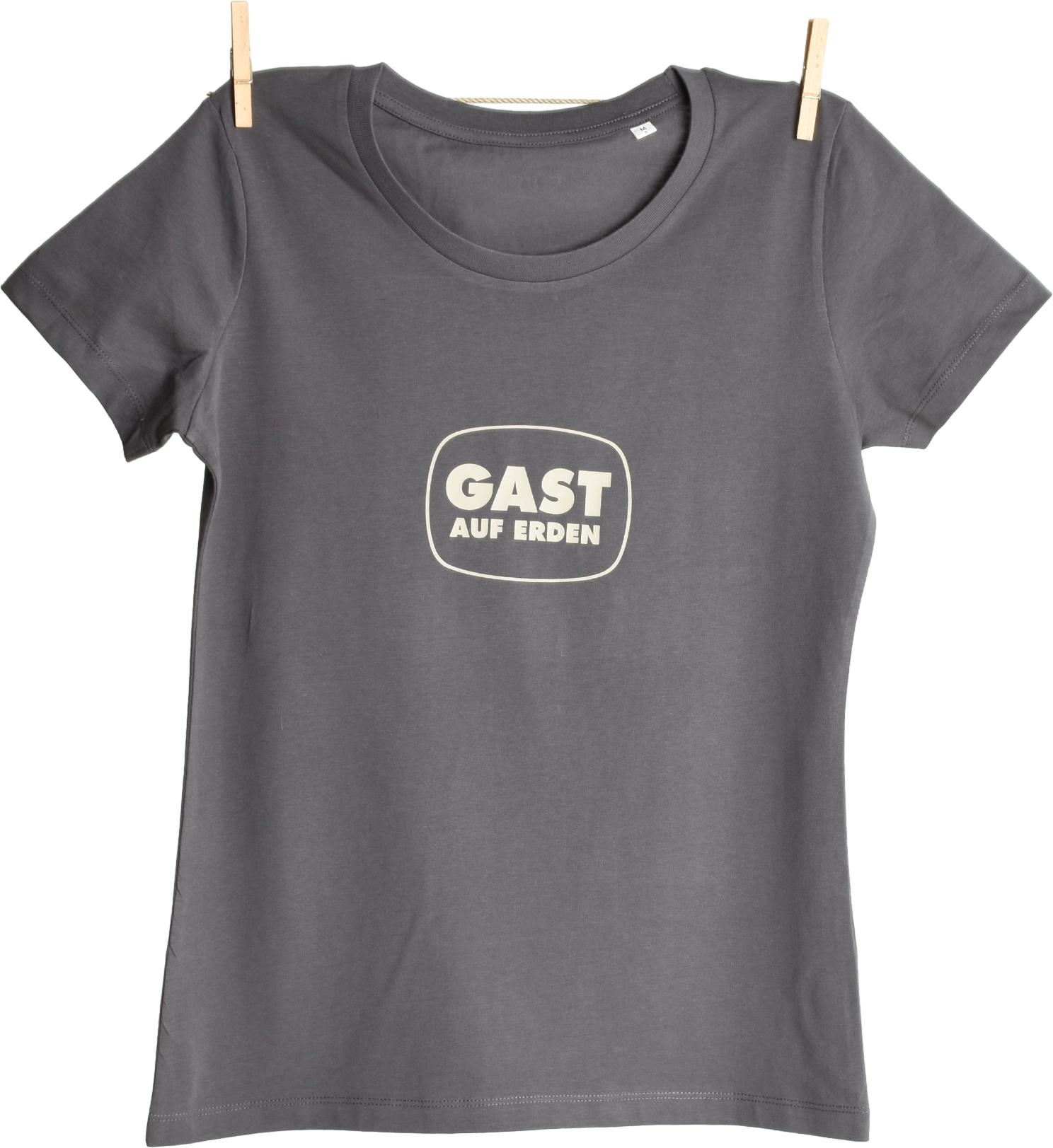 Waldviertler, Gewand, Grau, GAST AUF ERDEN Damen T-Shirt