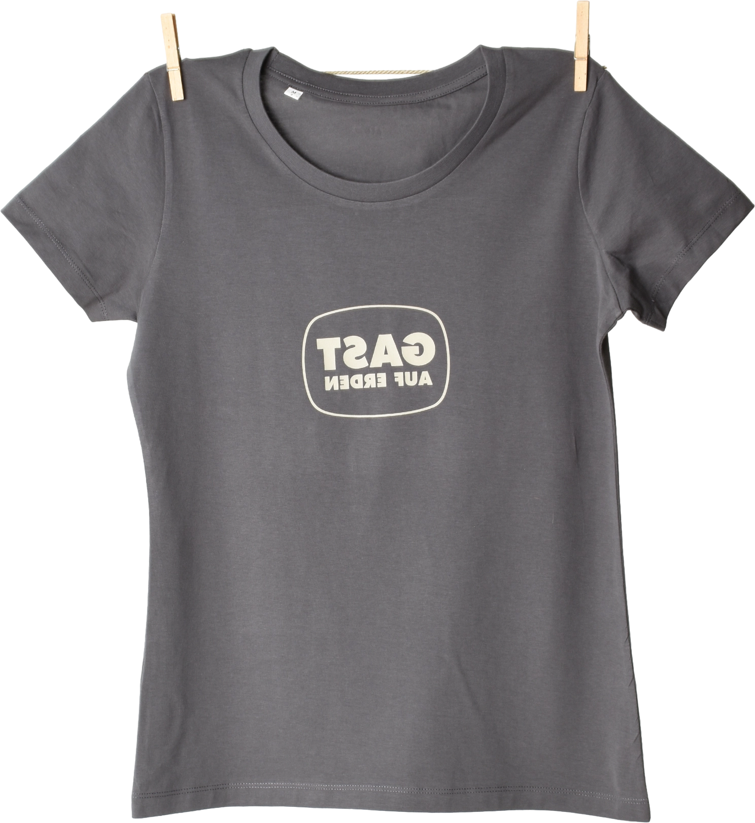 Waldviertler, Gewand, Grau, GAST AUF ERDEN Damen T-Shirt