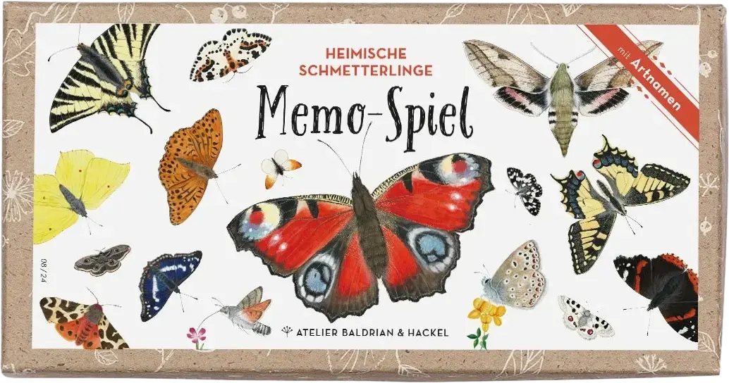 Waldviertler, Divers, Spielzeug, Memo-Spiel "Heimische Schmetterlinge"