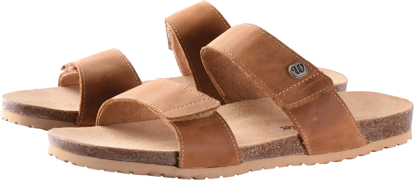 Waldviertler, Damenschuhe, Hausschuhe, Sandalen, Schuhe, Schuhe mit Klettverschluss, Sommerschuhe, Braun, Eight days a week Damen