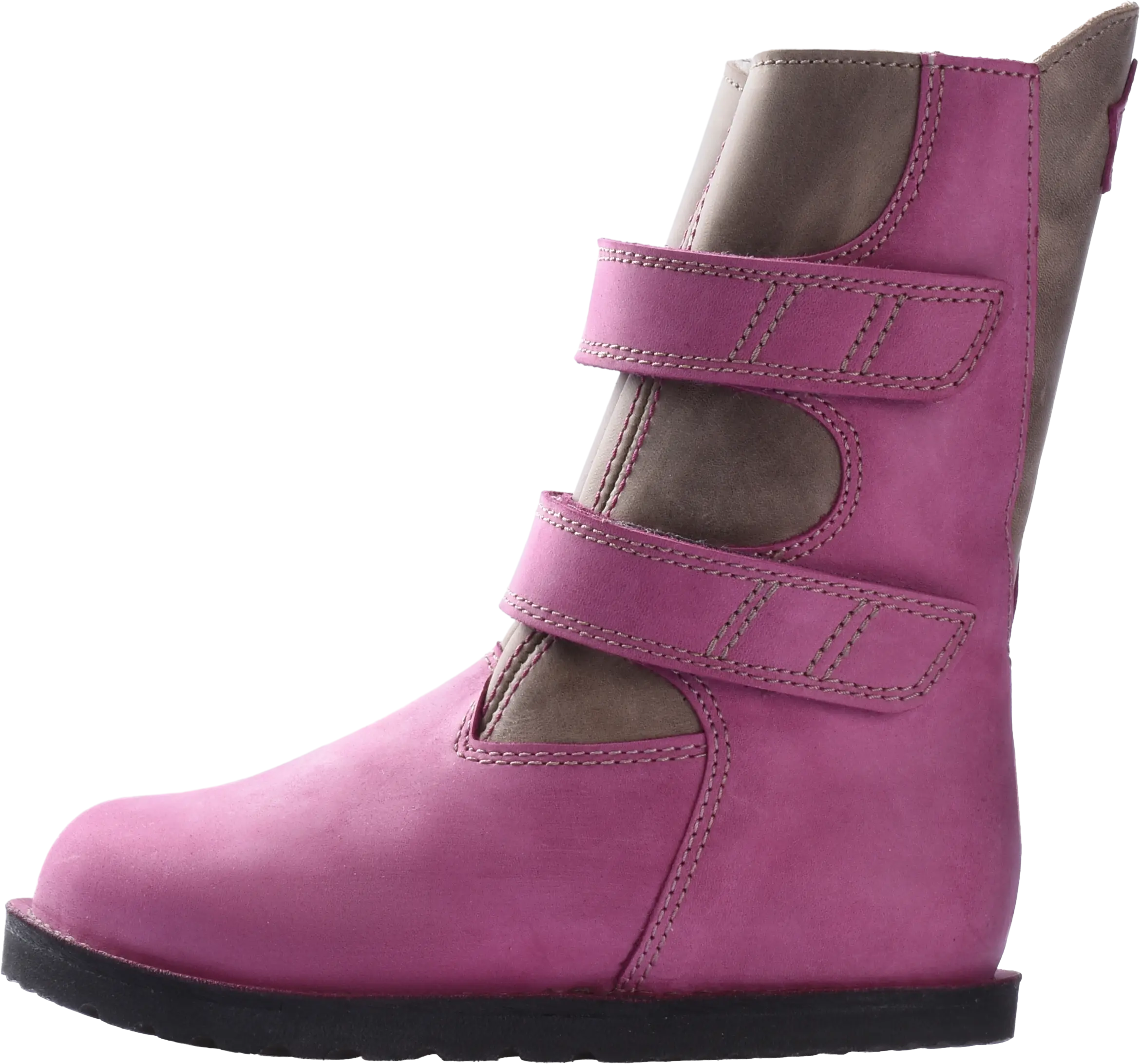 Waldviertler, Geh Gu Ti Gut 24-35, Kinderschuhe, Schuhe, Schuhe mit Klettverschluss, Stiefel-Boots, Winterschuhe, Rosa/Lila, GGG Art 10