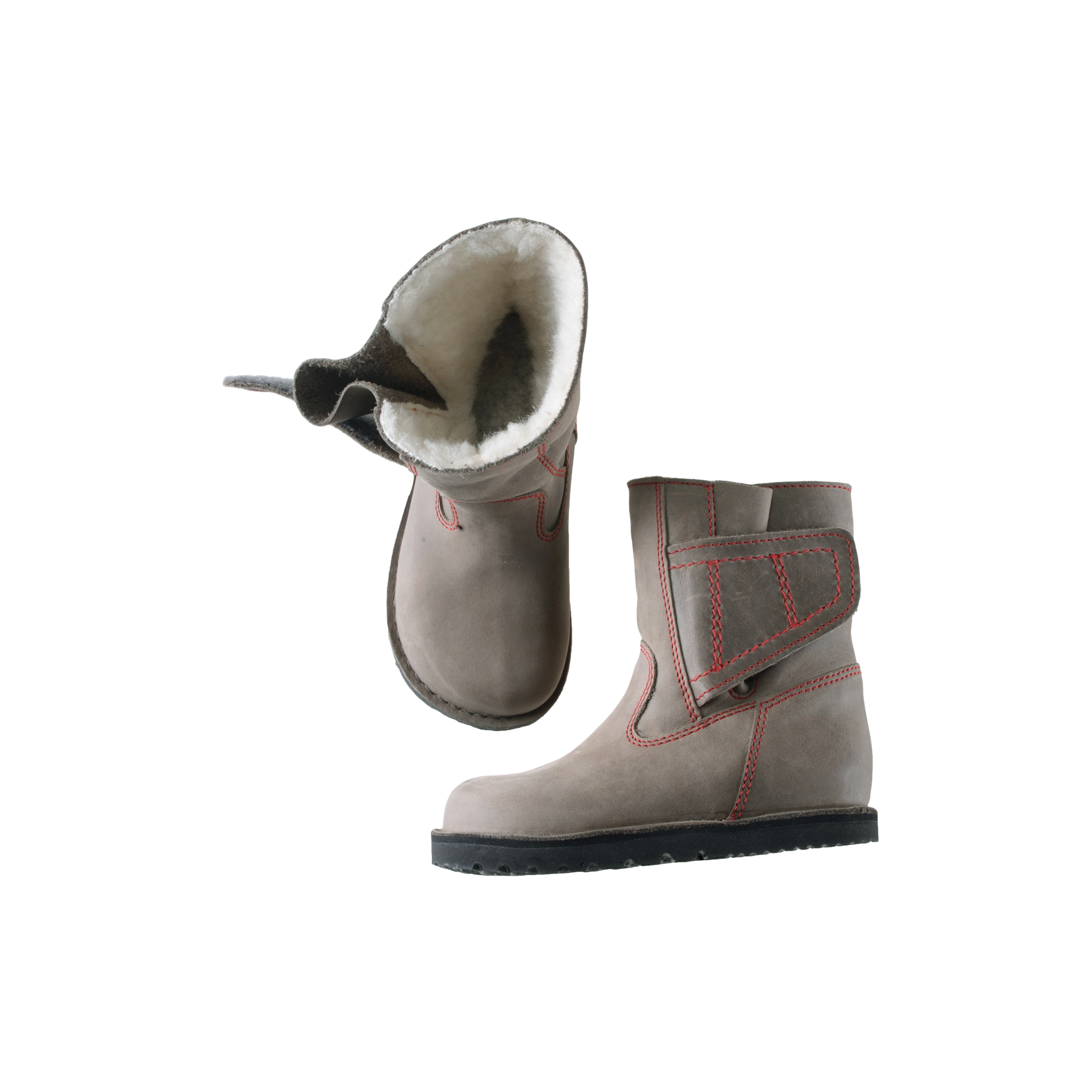 Waldviertler, Geh Gu Ti Gut 24-35, Kinderschuhe, Schuhe, Schuhe mit Klettverschluss, Stiefel-Boots, Winterschuhe, Braun, GGG Art 9
