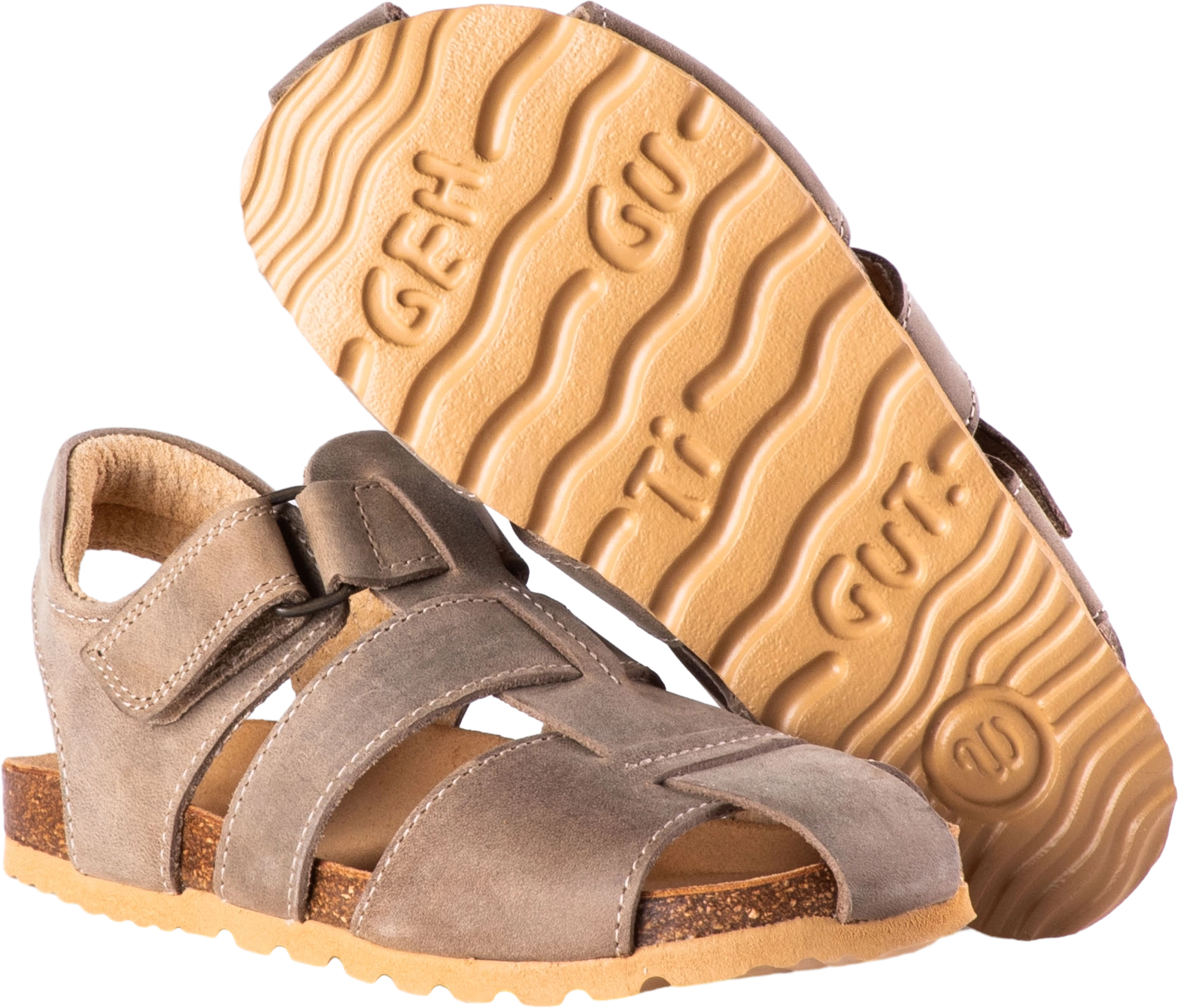 Waldviertler, Geh Gu Ti Gut 24-35, Sandalen, Sommerschuhe, Braun, GGG Art S1