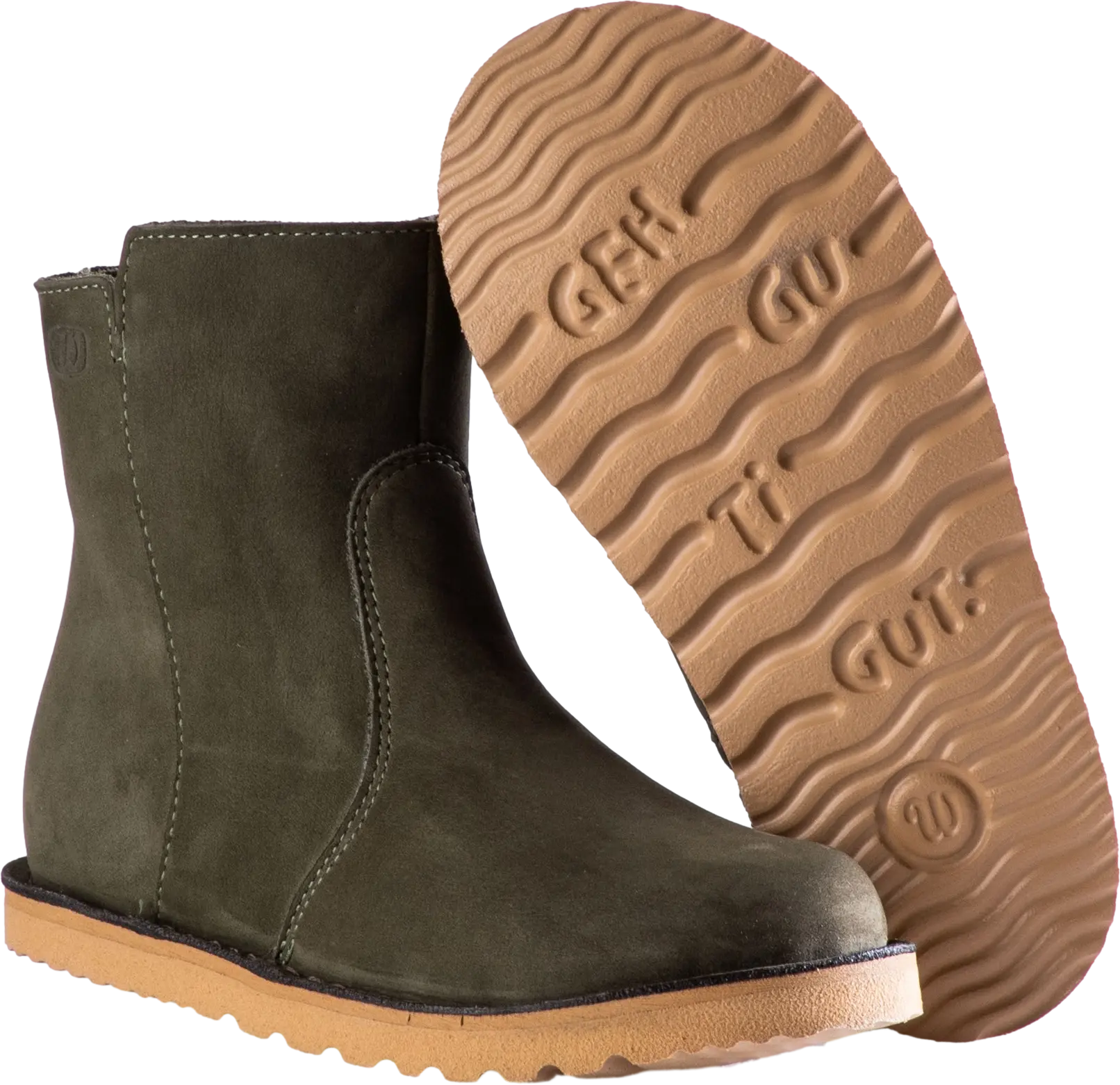 Waldviertler, Geh Gu Ti Gut 24-35, Kinderschuhe, Schuhe, Stiefel-Boots, Winterschuhe, Grün, GGG Pony