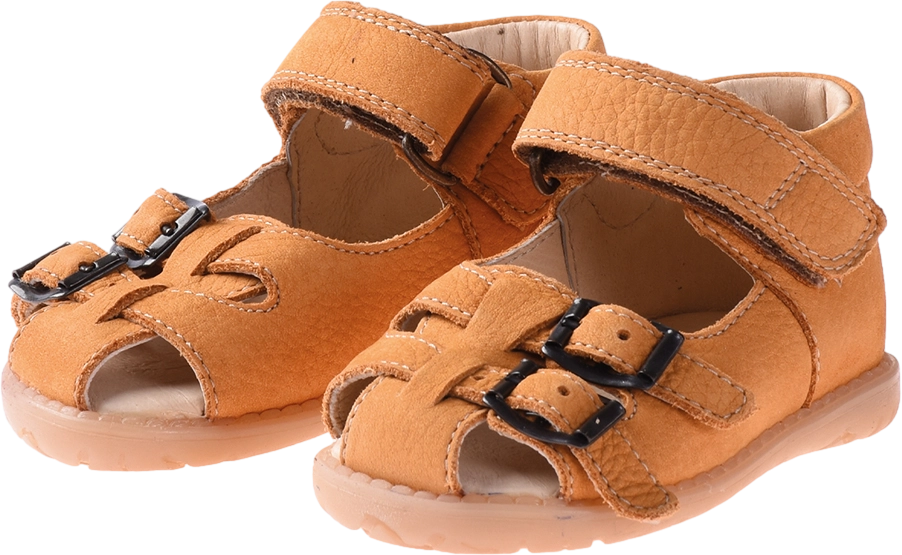 Waldviertler, Geh Ninjo 19-26, Lauflernschuhe, Sandalen, Sommerschuhe, Orange, GN Sandale