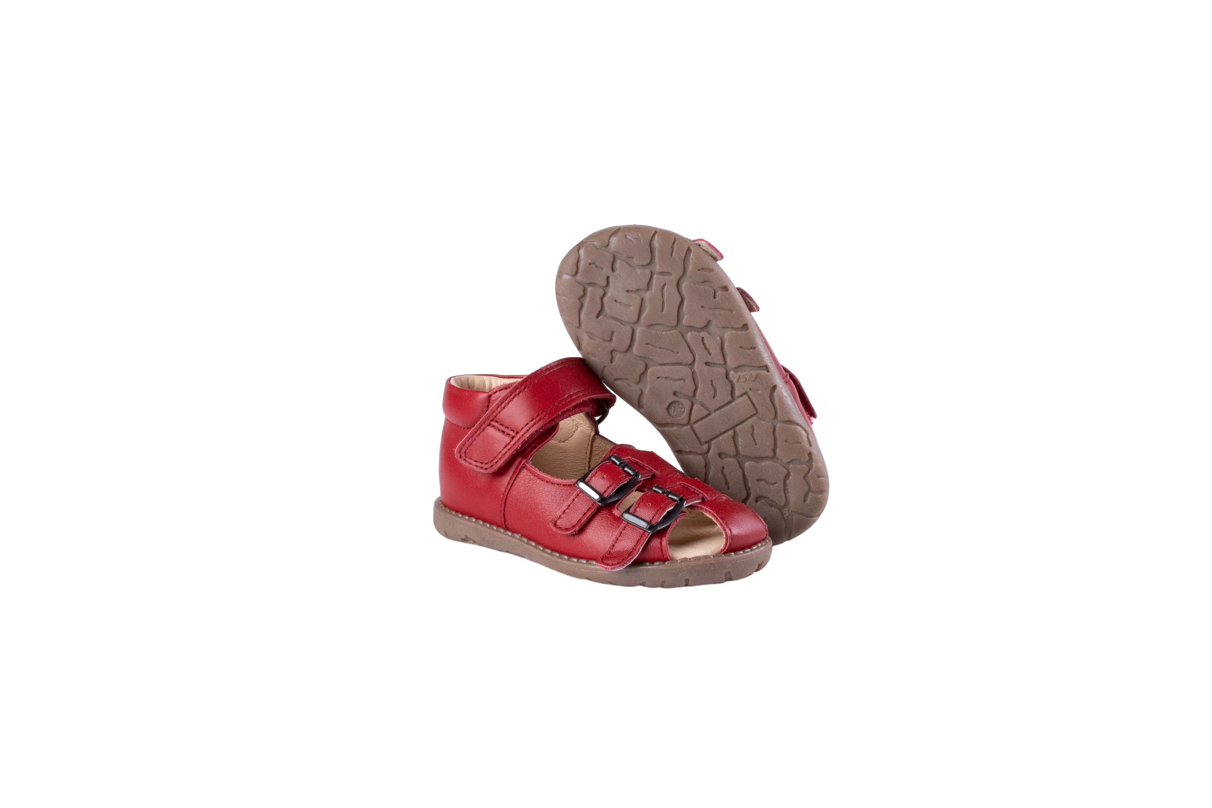 Waldviertler, Geh Ninjo 19-26, Lauflernschuhe, Sandalen, Sommerschuhe, Rot, GN Sandale
