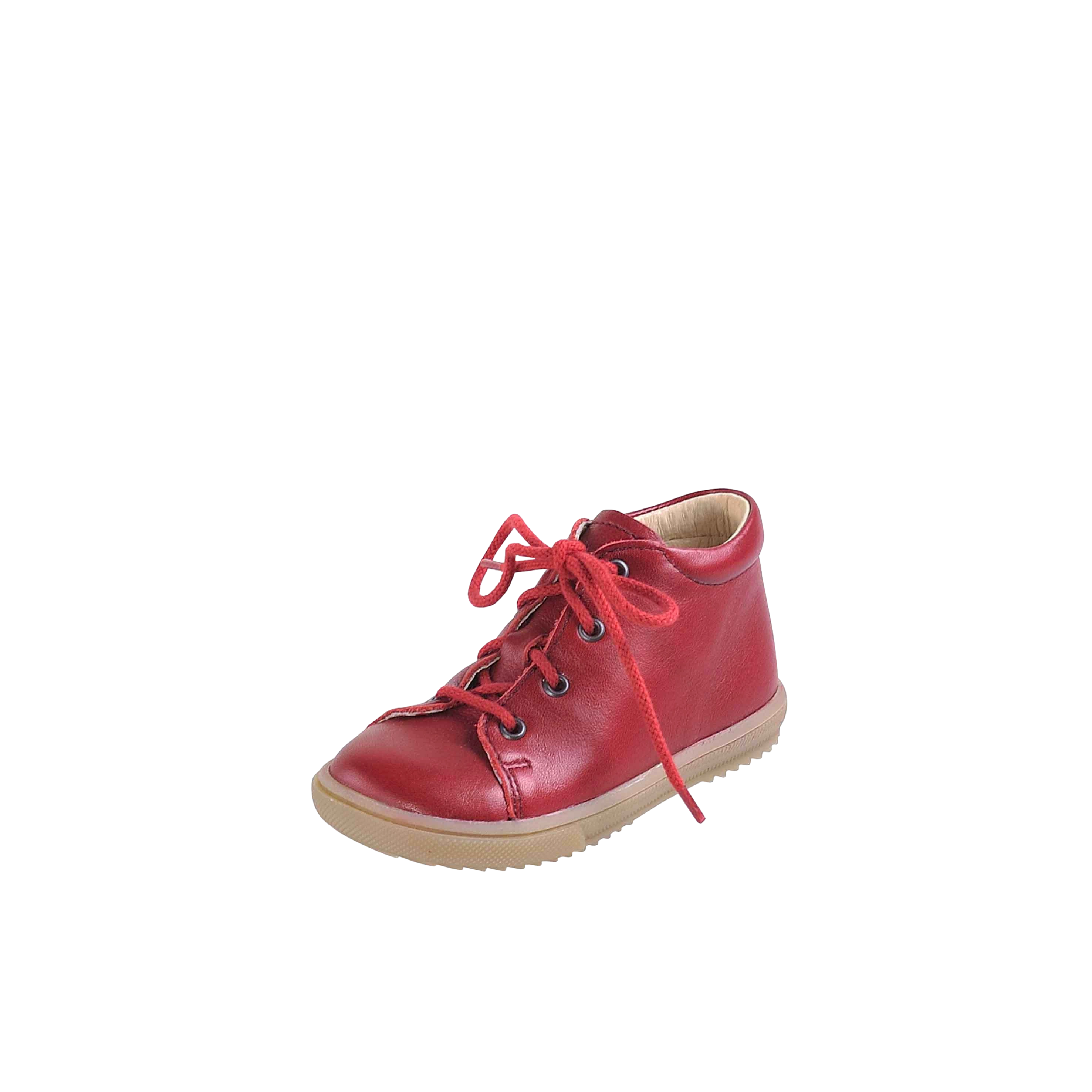 Waldviertler, Geh Ninjo 19-26, Halbschuhe, Kinderschuhe, Lauflernschuhe, Schnürschuhe, Schuhe, Sneaker, Sommerschuhe, Übergangsschuhe, Rot, GN Schnürer