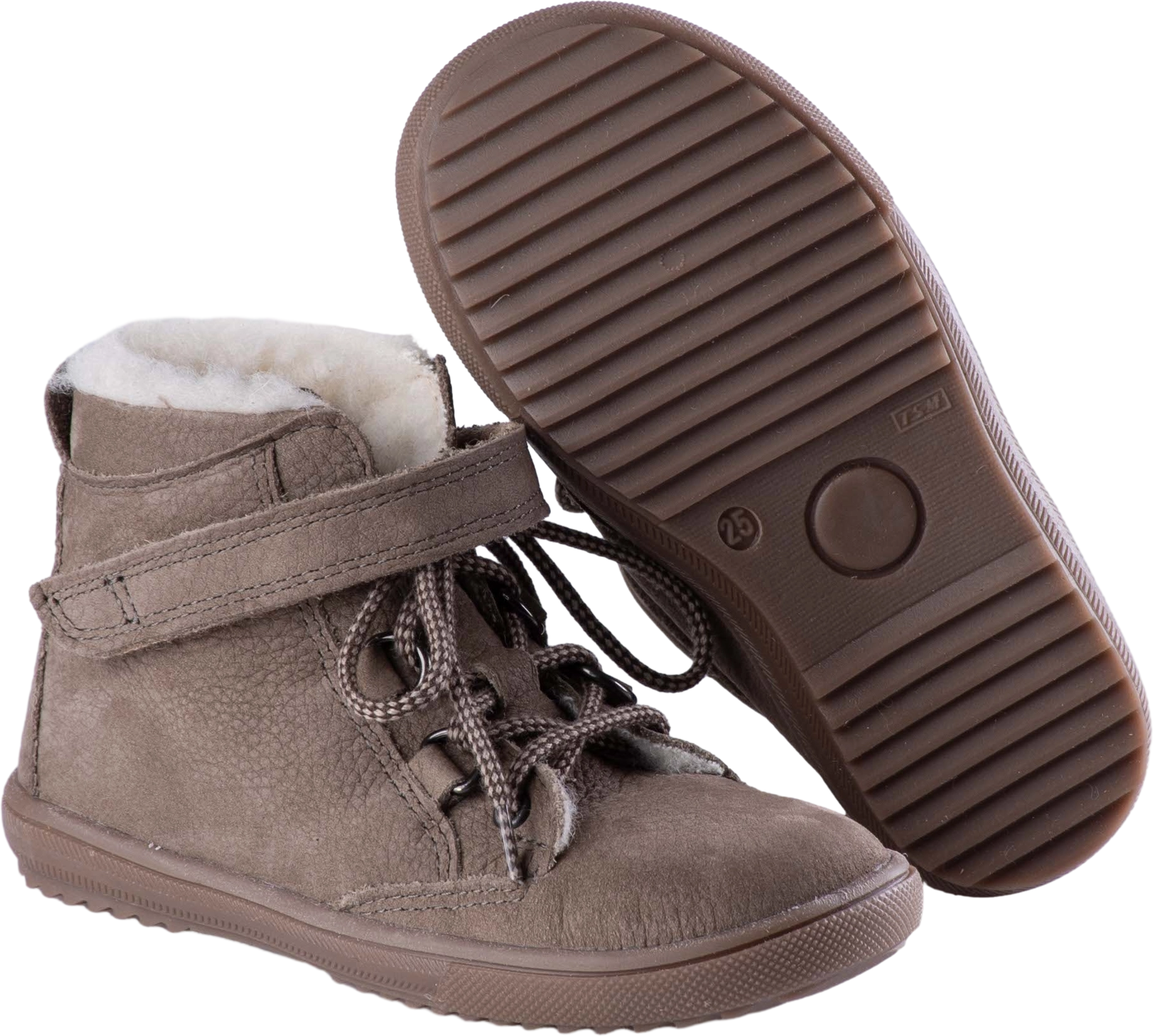 Waldviertler, Geh Ninjo 19-26, Kinderschuhe, Lauflernschuhe, Schnürschuhe, Schuhe, Schuhe mit Klettverschluss, Winterschuhe, Braun, GN Winterschuh
