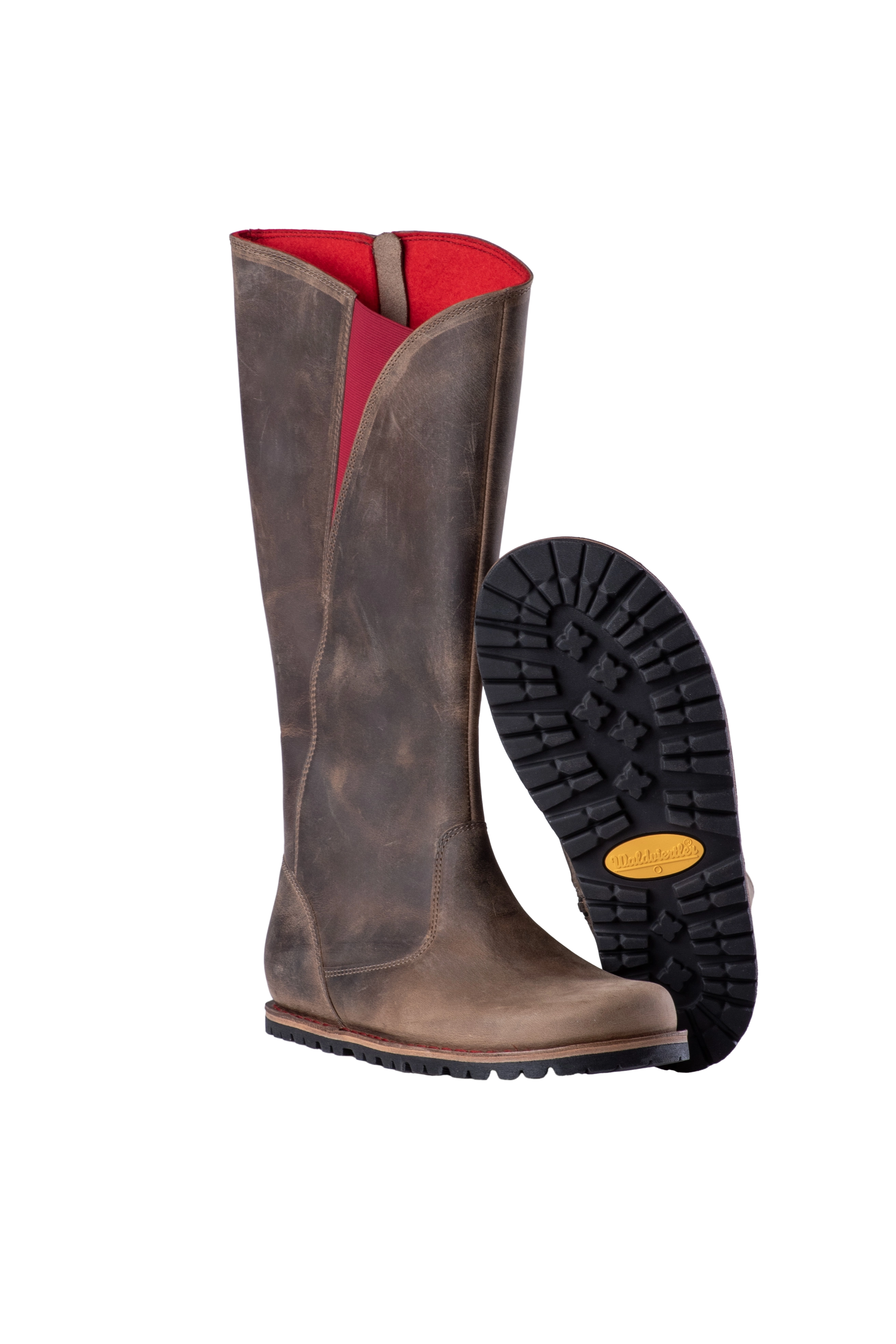 Waldviertler, Damenschuhe, Schuhe, Stiefel, Winterschuhe, Braun, warmer Wind